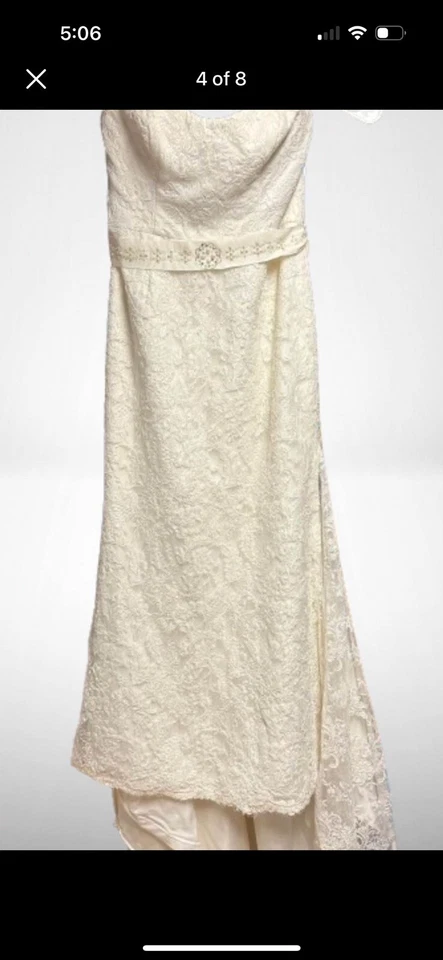 свадебное платье размер 14 линия - Изображение 4 из 4