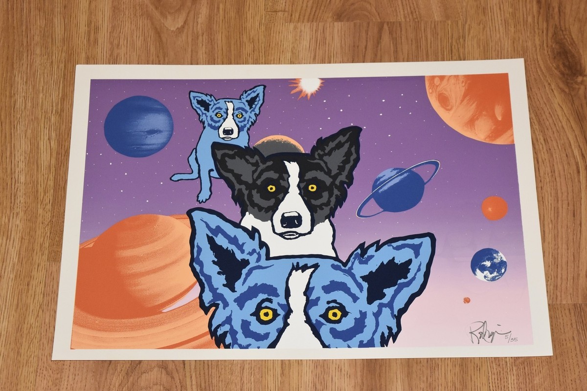 ルグランブルー　BEWARE OF THE DOG タンクトップ レディース2 George Rodrigue Blue Dog 