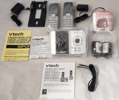 VTech CS6529-2 Cordless Phone Answering System with Caller ID/Call Waiting