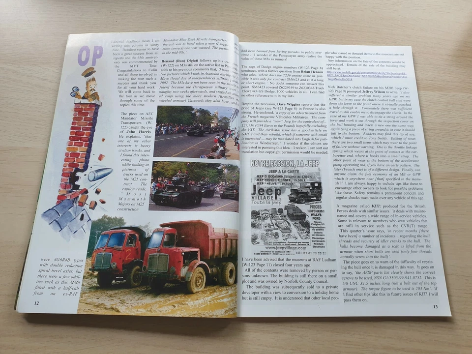 WINDSCREEN Military Vehicle Trust Magazine Autumn 2009 Issue 124 M.V.T. D.Day 65 - Image 4 of 4