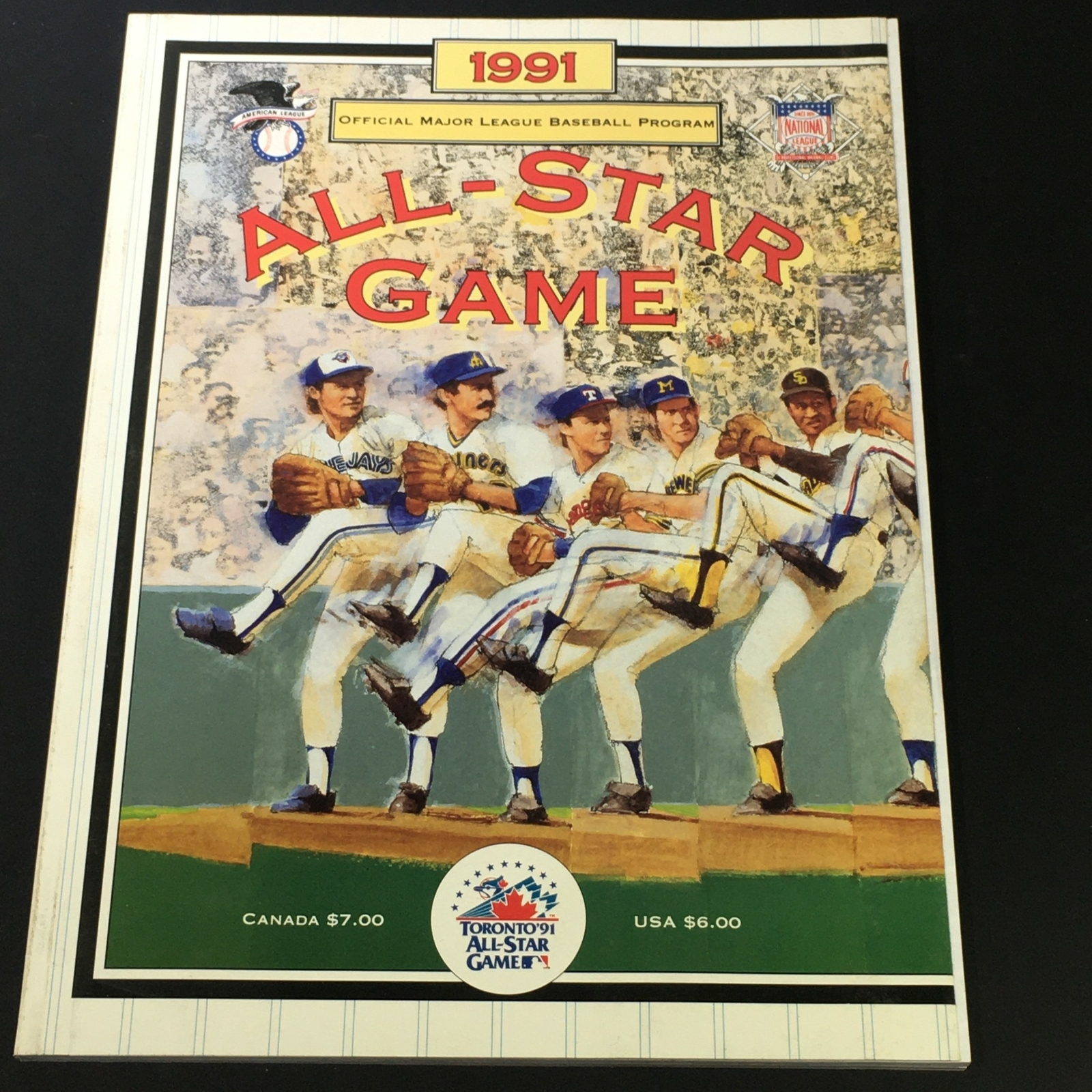 VTG MLB Official Program 1991 All-Star Game Records of California Angels |  eBay