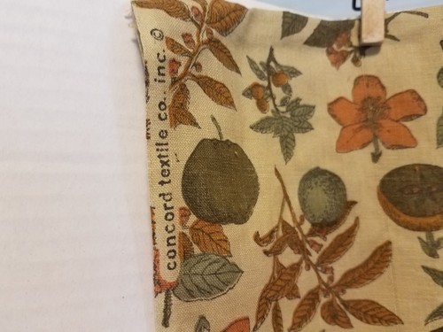 5 Vintage 1960's Handmade Pillow Covers RETRO FABRIC for CRAFTS - Picture 3 of 5