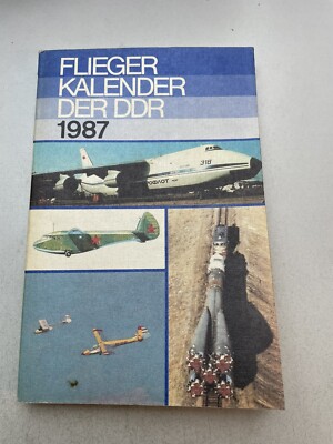 DDR - '' FLIEGER KALENDER DER DDR 1987  '' - interessante Lektüre für Lufttechnik
