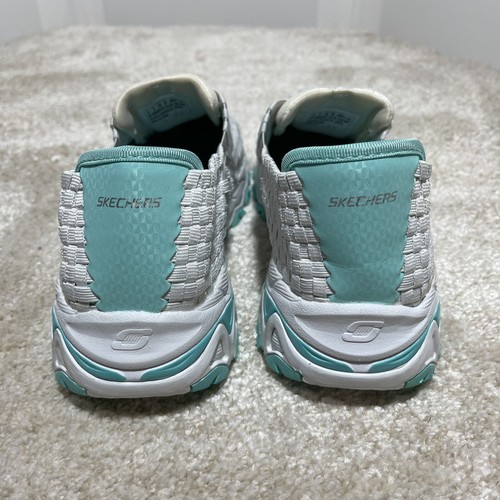 Skechers Women White Interstellar Woven Up Fashion Slip On Sneakers Size 9 - Picture 5 of 7