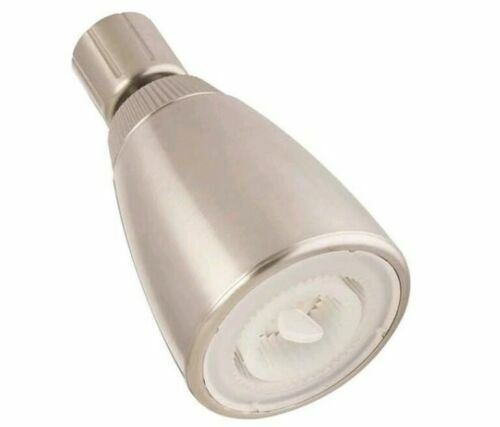 QUALITY PREMIER Single-Function Showerhead Brushed Nickel 1.8 Gpm HOTEL MOTEL - Bild 1 von 4