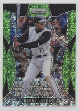 2019 Panini Prizm Tier III Lime Green Donut Circle 56/199 Barry Larkin HOF 0j4n