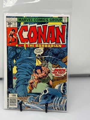Conan the Barbarian #77 Marvel Comics 1977 Bronze Age Newsstand