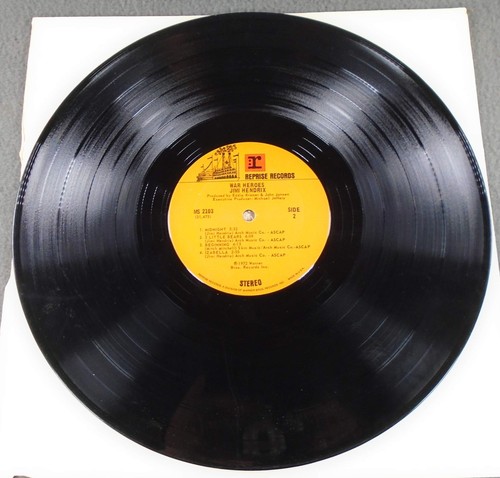 Jimi Hendrix ~ WAR HEROES ~ vinyl LP record ~ 1972 Reprise Records MS 2103 - Picture 6 of 8