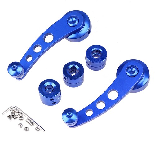 2X Universal Aluminum Manual Billet Car Window Crank Handle Winder Truck Pickup - Picture 7 of 9
