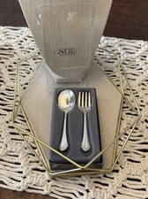 Oneida Silver Played Baby Spoon/Fork Set - Vintage