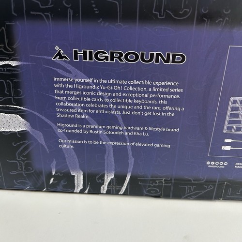 YGO x HiGround Performance Base 65 Keyboard Dark Magician New Limited Edt - Afbeelding 4 van 5