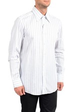 Dolce&Gabbana Men's Striped Long Sleeve Dress Shirt US 17 IT 43