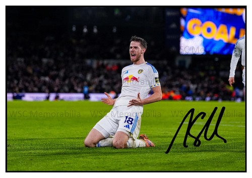 12937. Anton Stach Signed Pictures (A4 Prints) Leeds Germany Hoffenheim etc.