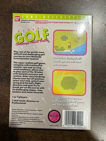 Bandai Golf Challenge Nintendo NES Complete CIB - MINTY!!