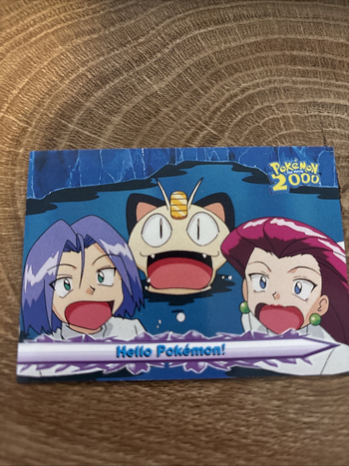 Pokemon Card Hello Pokémon! #56 Pokemon The Movie 2000 Topps Blue Label NM