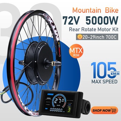 MTX 72V 5000W Electric Bicycle Modification Kit 20-29 inch