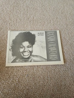 TBOOKM25 MAGAZINWERBUNG 5X8'' RANDY CRAWFORD - ALMAZ 