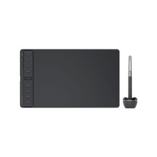 Medium Drawing Tablet with Scroll Wheel, 8 Custom Keys, Battery-Free Stylus, 60 