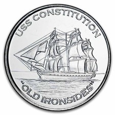 1 oz Silver Round - USS Constitution 86.41 per troy oz