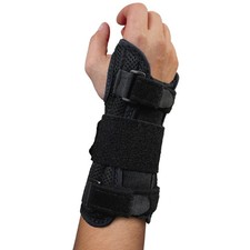 Deluxe Wrist Brace Carpal Tunnel Support Black Left/Right S/M L/XL