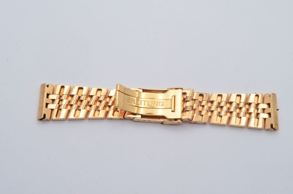 Breitling For Bentley Pilot Bracelet 24MM 18K 750 Red Gold Pilot 136 Gram image 2