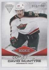 2011 Panini Titanium Rookie Draft Position Number 10/100 David McIntyre #164 0c3