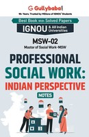 MSW-02 Professional Social Work Indian Perspectives Gullybaba. Com Panel Buch