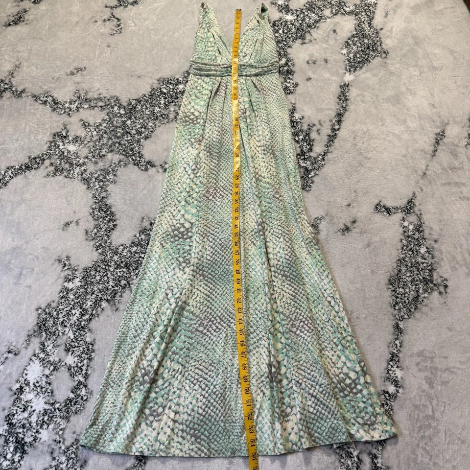 Vestido Tart Collections Mujer Talla S Verde Multi Serpiente Pastel Adrianna Maxi Foto 3 de 4