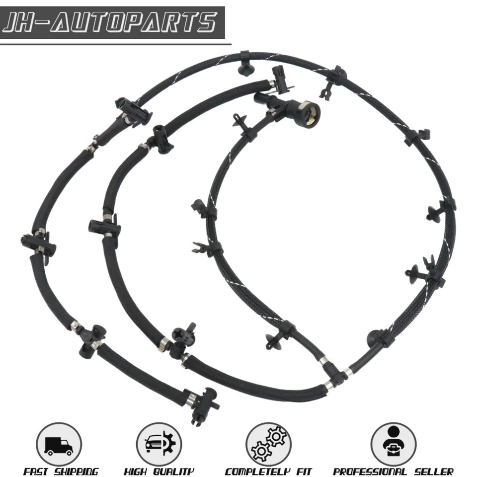 Línea de retorno de inyector de combustible para Ford F-250 F-350 F-450 F-550 Super Duty 2011-2016 Foto 3 de 4