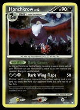 Honchkrow 10/123 DP Mysterious Treasures Holo Rare Pokemon Card - LP