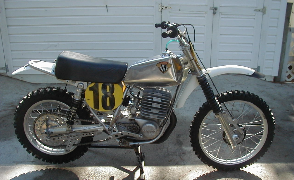 Maico Tank “Rider” Logo Sticker Black Yellow White Red 5