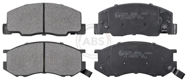 Bremsbelagsatz Scheibenbremse A.B.S. 37399 FüR Toyota Previa 1 TCR11_ TCR10_-image