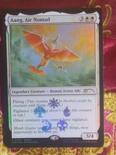FOIL PROMO Aang, Air Nomad Avatar The Last Airbender Magic The Gathering MTG