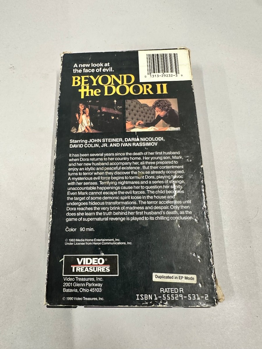 BEYOND THE DOOR II VHS 1990 Horror Cult Video Treasures | eBay