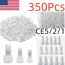 350Pcs Closed End Crimp Connector Cap 22-10 AWG Nylon Insulated Copper Core Wire
