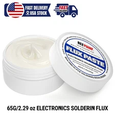 No Clean Rosin Soldering Paste Flux for Electrical Components (2.29oz/65g)