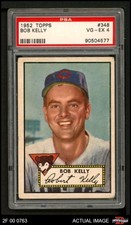 1952 Topps #348 Bobby Kelly Cubs PSA 4 - VG/EX