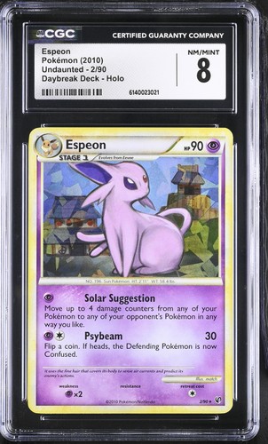 Espeon graded CGC 8 for sale on eBay
