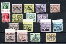 1931 -  Vatikan  : Steckkarte mit ver. Portomarken   postfrisch mit falz.
