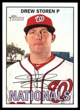 Drew Storen 2016 Topps Heritage #379 Nationals MLB READ FREE SHIP AutographDen