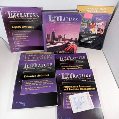 Prentice Hall Literature Bronze Level 2000 Teacher Student 7 Piece Bundle 7th Gr