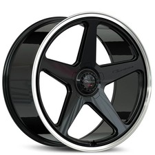 22 Inch Giovanna Cinque Black Machine Wheels S580 S63 Gle X5 X6 A7 A8 Ghibli