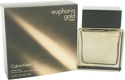 Men Euphoria Gold by Calvin Klein 3.4 oz- 100ml EDT Spray /NIB/Discontinued/Rare
