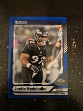 2024 Panini Donruss Justin Madubuike #49 Blue Press Proof (29)