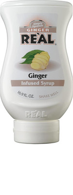 Ginger Reàl, Ginger Infused Syrup, 16.9 FL OZ Squeezable Bottle (Pack of 1)