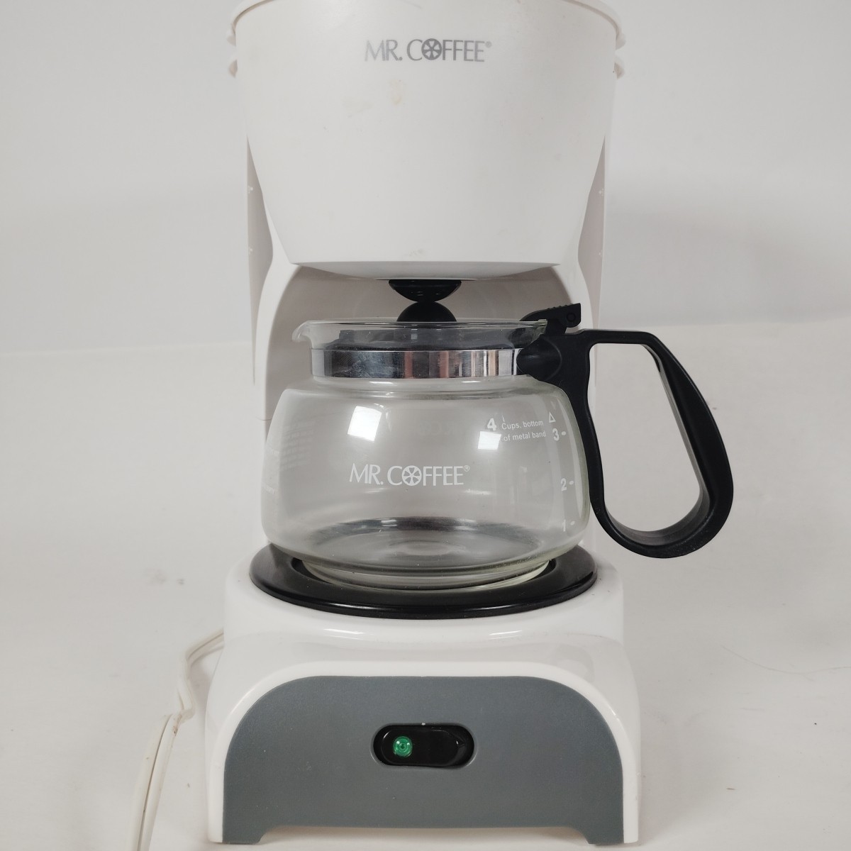 Mr. Coffee 4 Cup Coffee Maker White DR4 Simple Drip Brew with Glass Carafe  Works | eBay