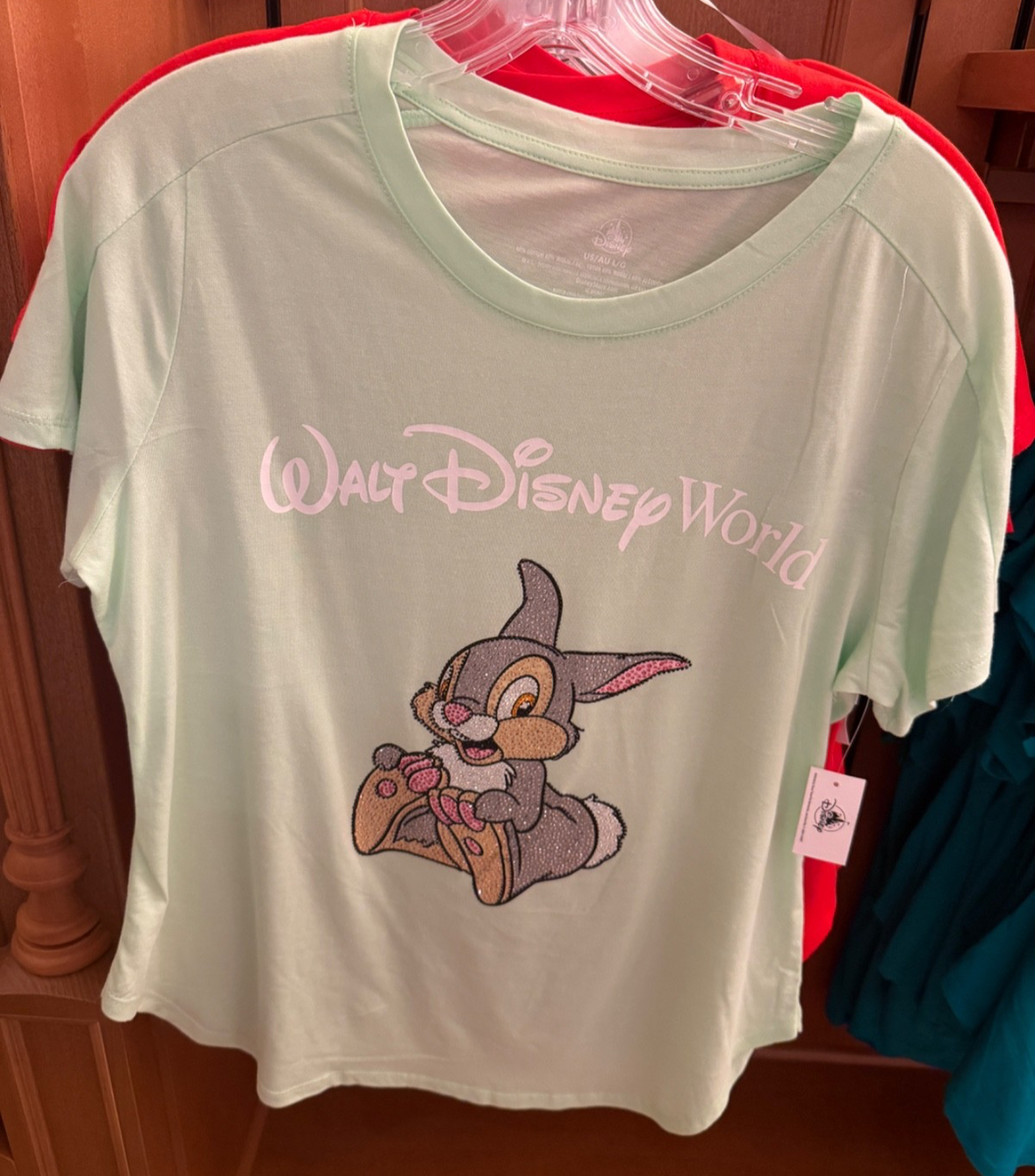 2026 Disney Parks WDW Bambi Thumper Rhinestone T Shirt L XL NEW | eBay