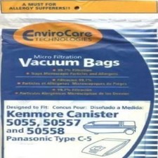 EnviroCare Replacement Micro Filtration Vacuum Bags for Kenmore Canister Type C/
