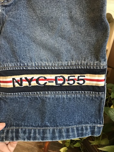 VTG Urban XS Size 12 Youth Denim New York D55 Shorts - Picture 3 of 6
