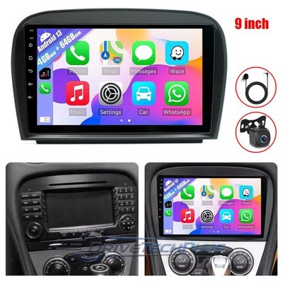 Upgraded Car Stereo Radio 4+64G for Mercedes-Benz SL R230 SL350 SL500 2005-2012